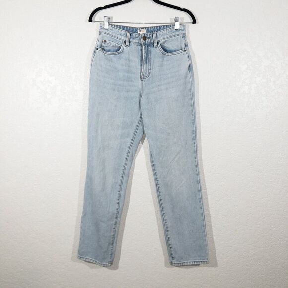 Billabong Blue Indigo Rinse I Got It High Rise Straight Jeans Size 26 - Picture 2 of 11